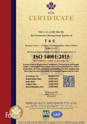 ISO 14001:2015 Certificate